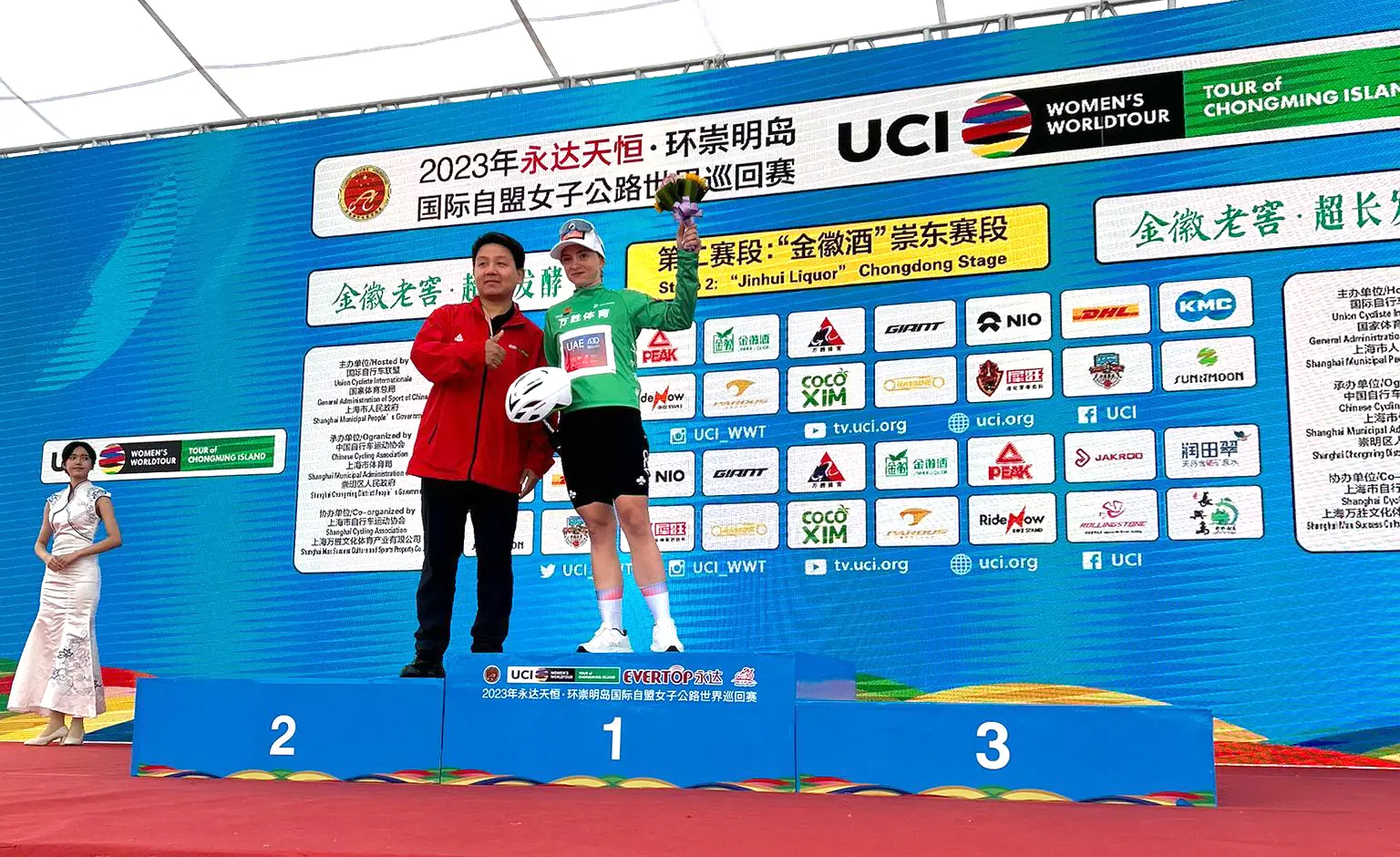 Chongming Island #2: Consonni 3rd and Green Jersey 